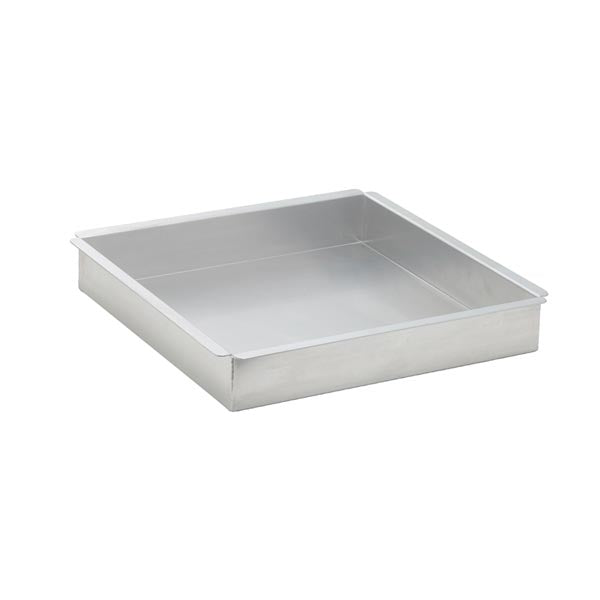 12" x 12" x 2" Square Aluminum Cake Pan / Winco