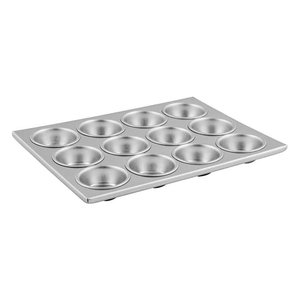 12 Cup Aluminum Muffin Pan / Winco