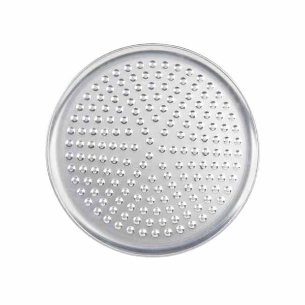 6" Aluminum Pizza Tray with Nibs / Winco