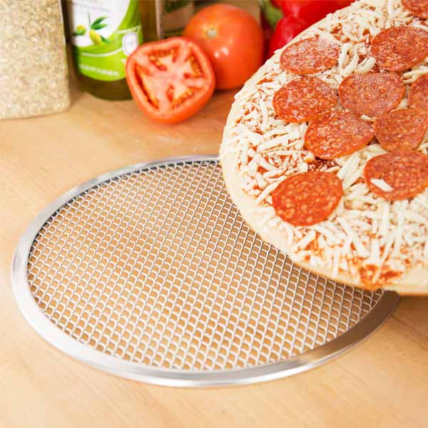 Seamless Aluminum Pizza Screen / Winco