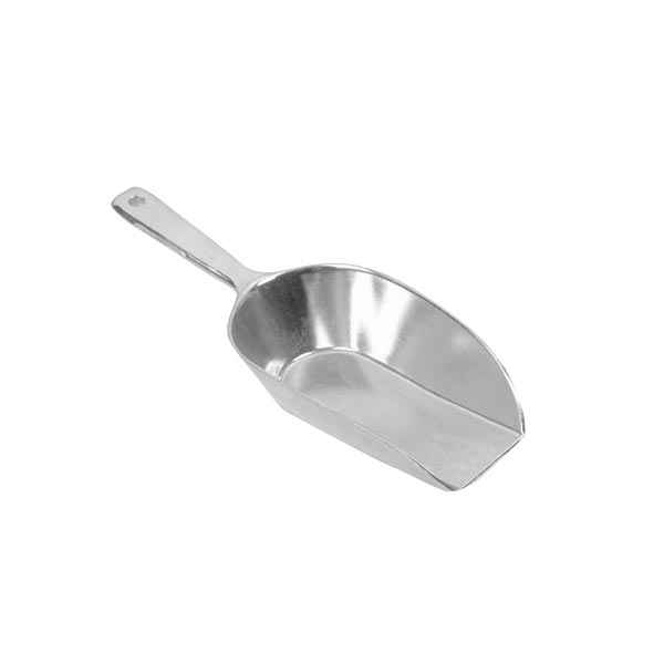 One Piece Flat Bottom Aluminum Scoop / Winco