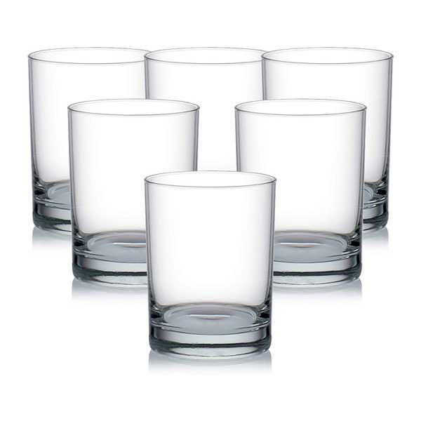 Ocean 385ml 6-Piece Set San Marino Double Rock Glass / Clear