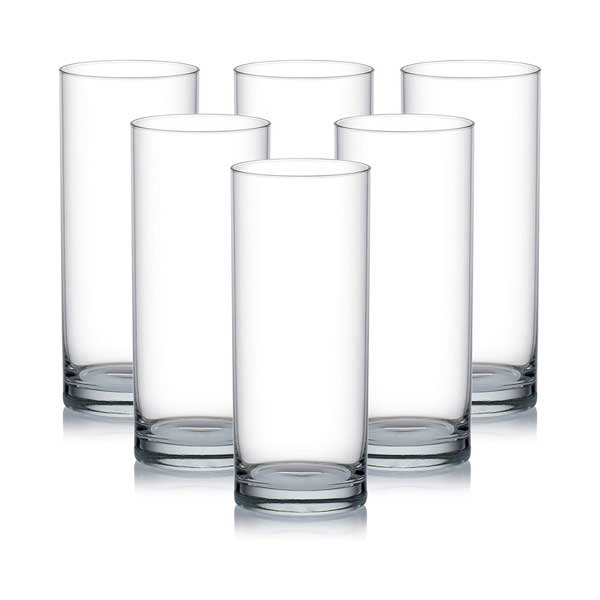 Ocean 355ml 6-Piece Set Fin Line Hi Ball Glass / Clear