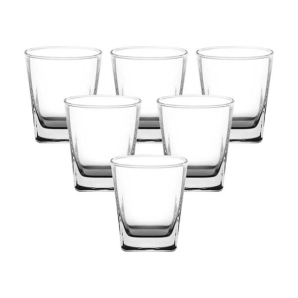 Ocean 195ml 6-Piece Set Plaza Rock Glass / Clear