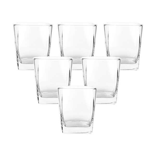 Ocean 295ml 6-Piece Set Plaza Rock Glass / Clear