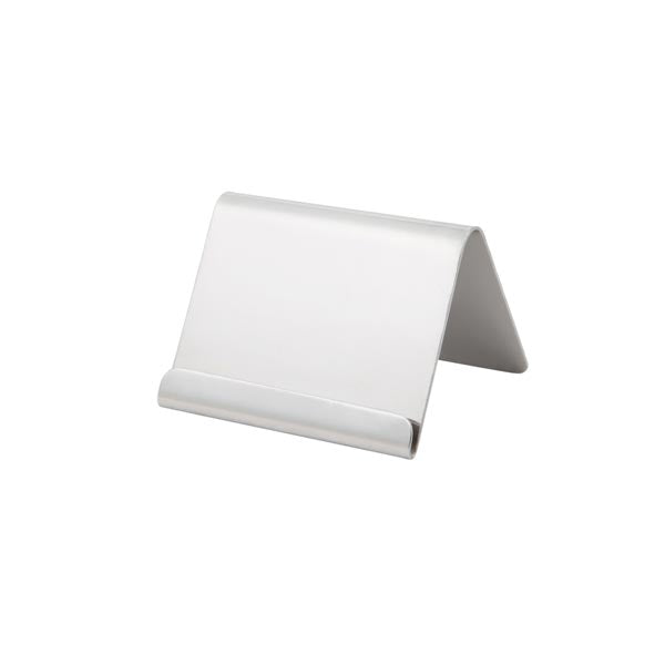 2 1/2" x 2" Dry Erase Tabletop Tent Sign / Card Holder / Tablecraft