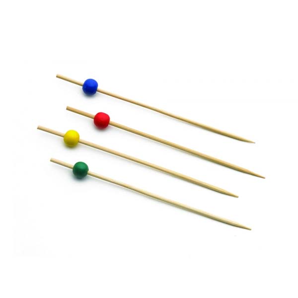 7" Colors Bamboo Wood Pick / Tablecraft