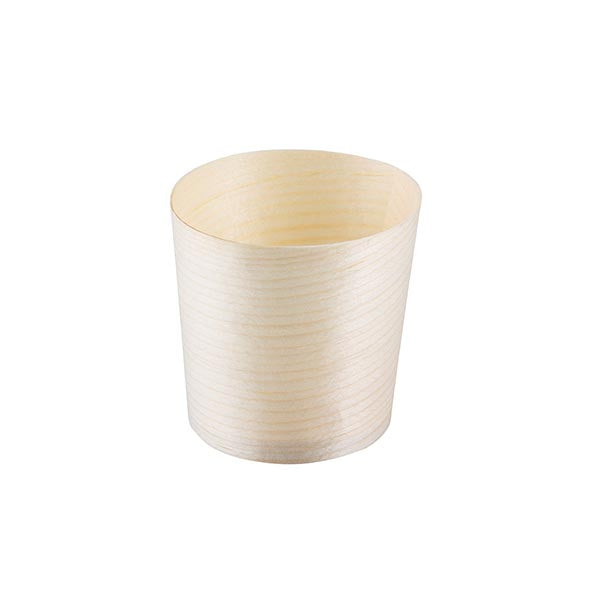 2 oz. Mini Wooden Disposable Serving Cup / Tablecraft