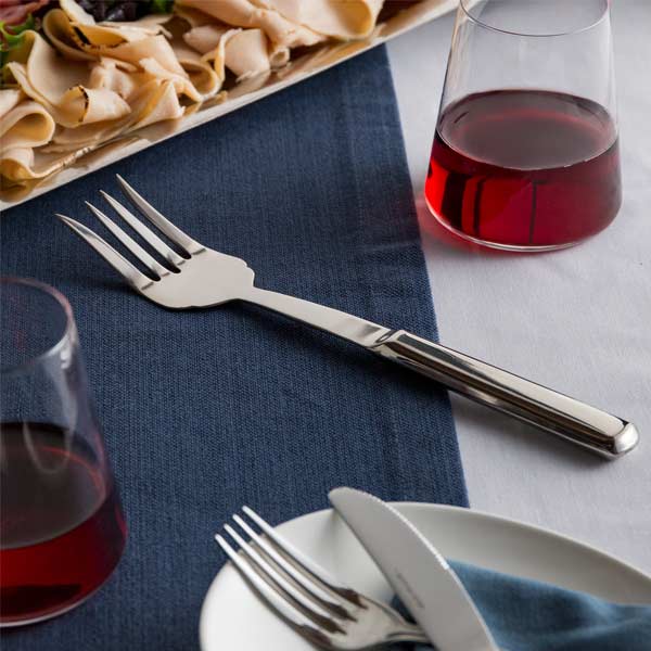 10" Cold Meat Fork with Hollow Handle / Winco
