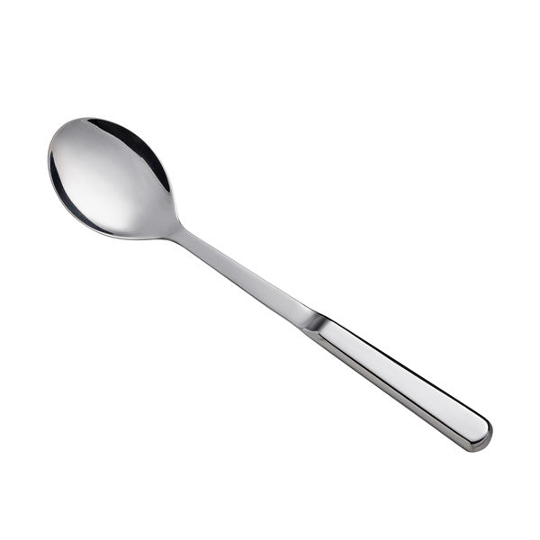11 3/4" Hollow Stainless Steel Handle Solid Serving Spoon / Winco