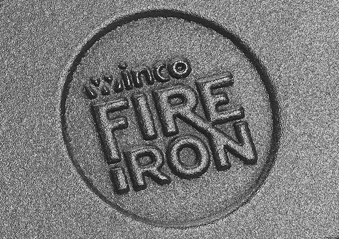5-7/8″ x 4-1/8″ Rectangular Enamel Finish FireIron™ Mini Cast Iron Server - Winco