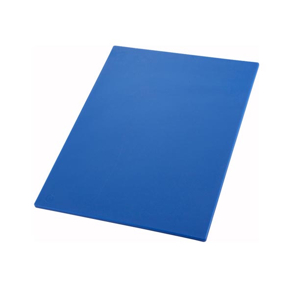 12" x 18" x 1/2" Blue Cutting Board / Winco