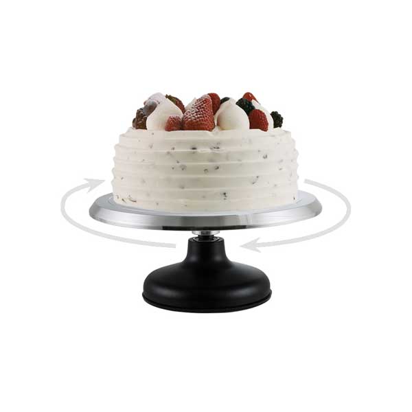 12" Revolving Cake Decorating Stand / Winco