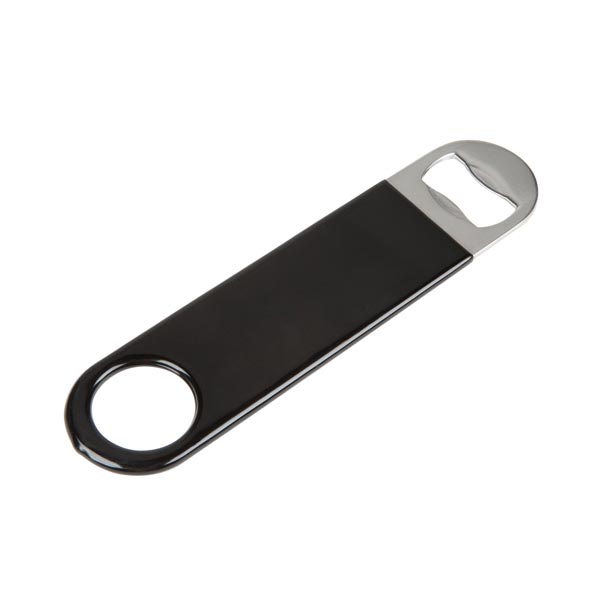 Black Flat Bottle Opener / Winco