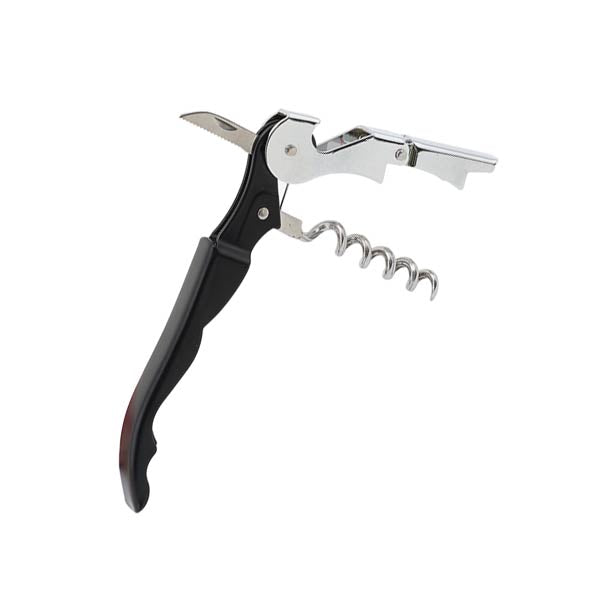 Double Hinged Waiters Corkscrew with Foil Cutter and Bottle Cap Opener / Winco