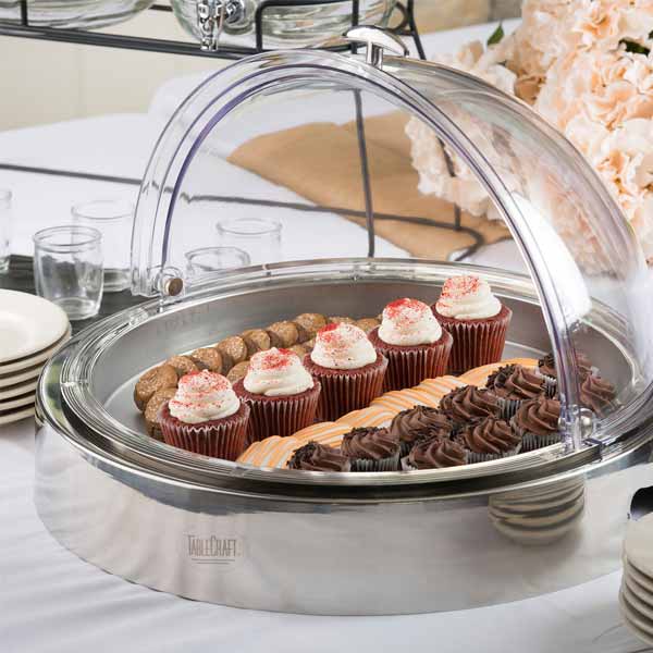 17" 3.5 Qt. Round Cold Server / Tablecraft