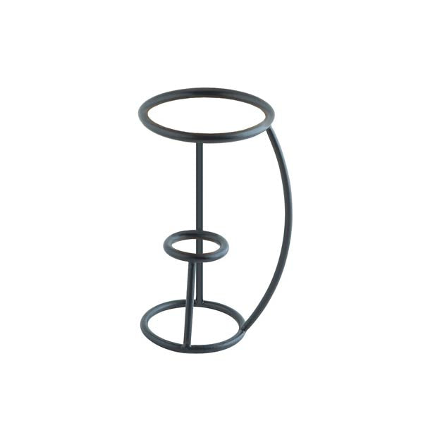 4" x 2.75" x 2.38" Black Powder Coated Metal Disposable Cone Holder / Tablecraft
