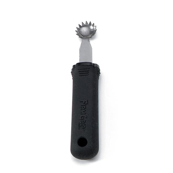 Stainless Steel Silver Firm Grip Ergonomic Tomato Stem Corer / Tablecraft