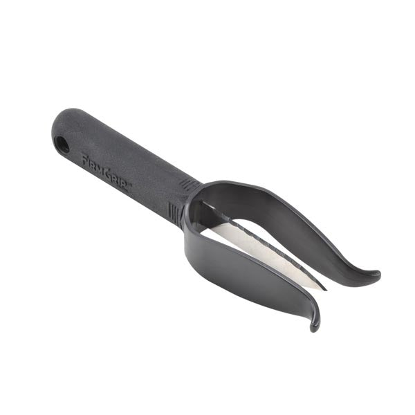7.75" x 1.125" x 2" Stainless Steel Firm Grip Ergonomic Bagel Slicer / Tablecraft