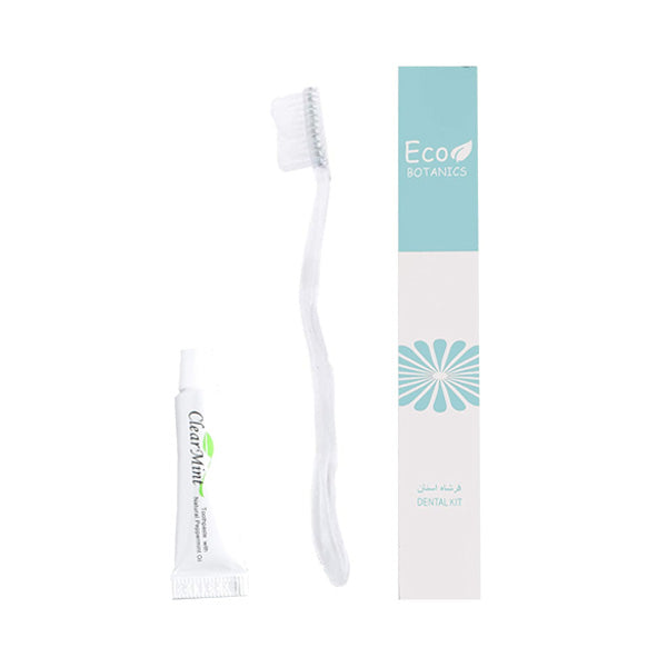 Individually Wrapped Hotel Dental Kit / Eco Botanics (Case of 500)