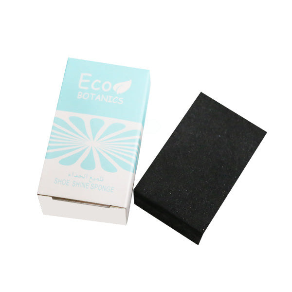 Shoe Shine Sponge, Hotel Purpose / Eco Botanics (Case of 1000)