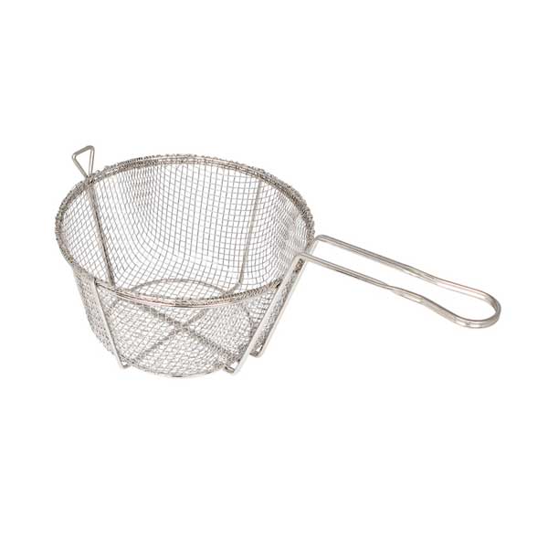 Round Coarse Mesh Fry Basket / Winco