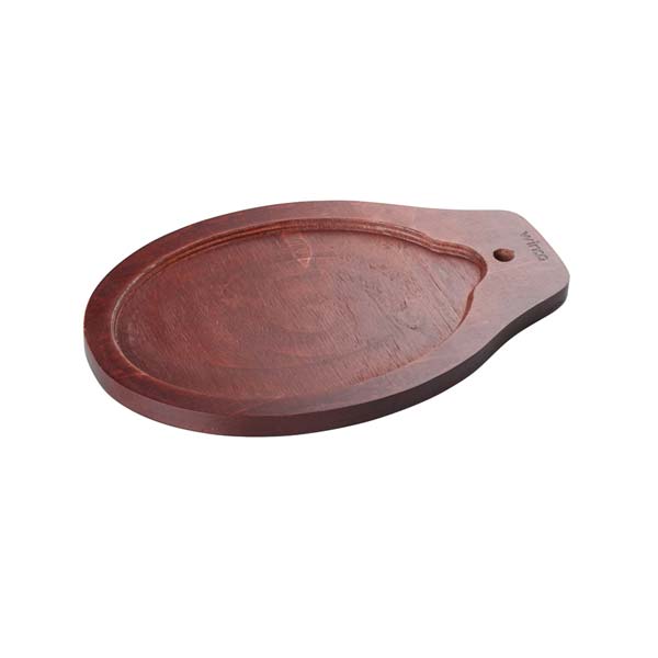 Oval Wooden Sizzle Platter Underliner for FS-2 / Winco