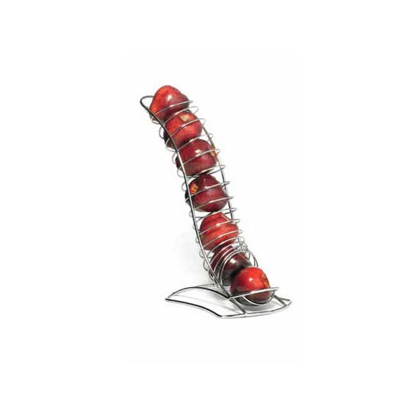 Chrome Sloped Fruit Basket / Tablecraft