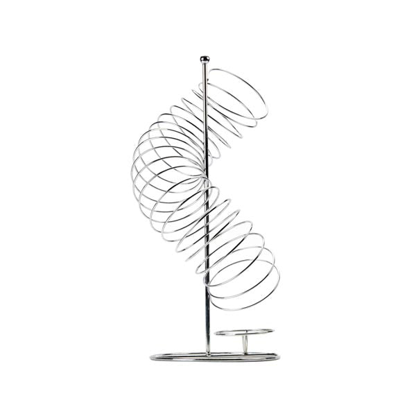 Chrome Spiral Fruit Basket - 9" x 18 1/2" / Tablecraft