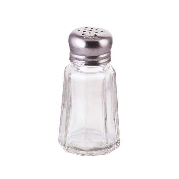 1 oz. Glass Paneled Shaker with Mushroom Top / Winco