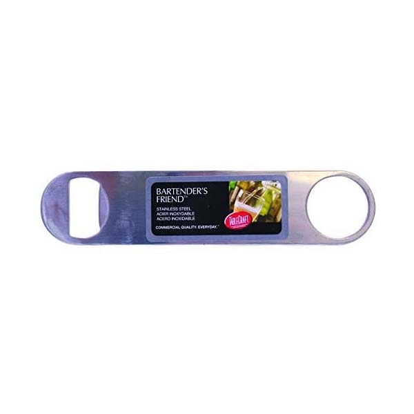 7" Stainless Steel Flat Pocket Bottle Opener / Tablecraft