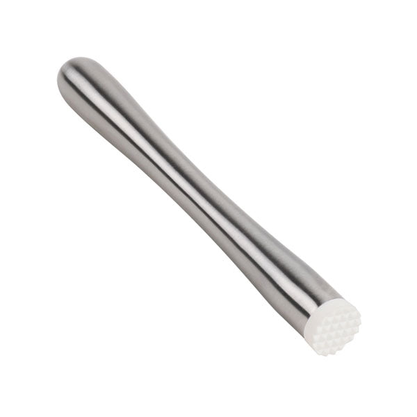 8 3/4" Stainless Steel Muddler with Tenderizer Head / Tablecraft