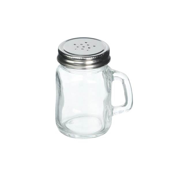 4.75 Oz Glass Mason S&P Shaker W/ Metal Lid / Tablecraft