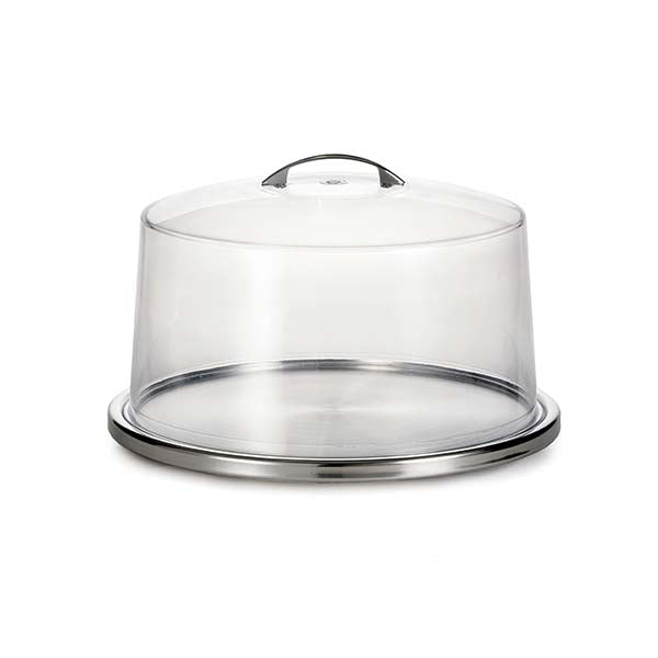 13" Stainless Steel Low Profile Cake Plate / Tablecraft