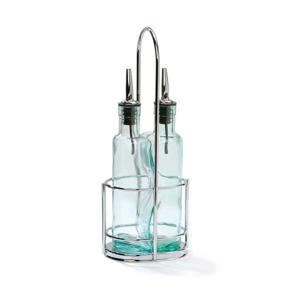 8 1/2 Oz Glass Oil and Vinegar Set / Tablecraft
