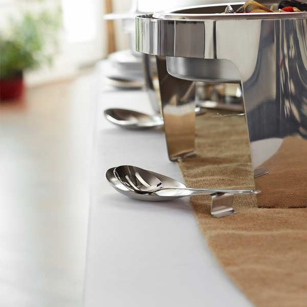 Stainless Steel 8" By 4" Single Spoon Rest / Tablecraft