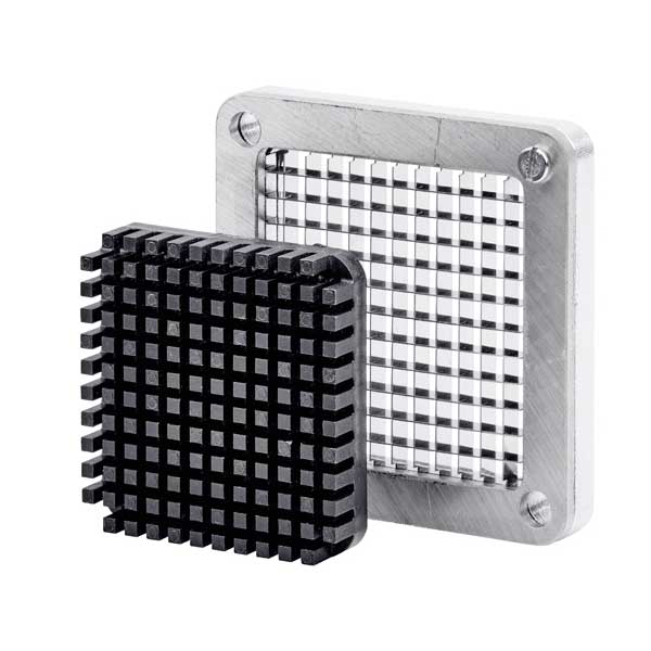 Kattex 1/4" Replacement Blade and Block for HCD Chopper/Dicer / Winco