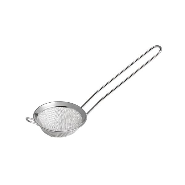 8" x 2 3/4" Stainless Steel Fine Mesh Cocktail Strainer / Tablecraft