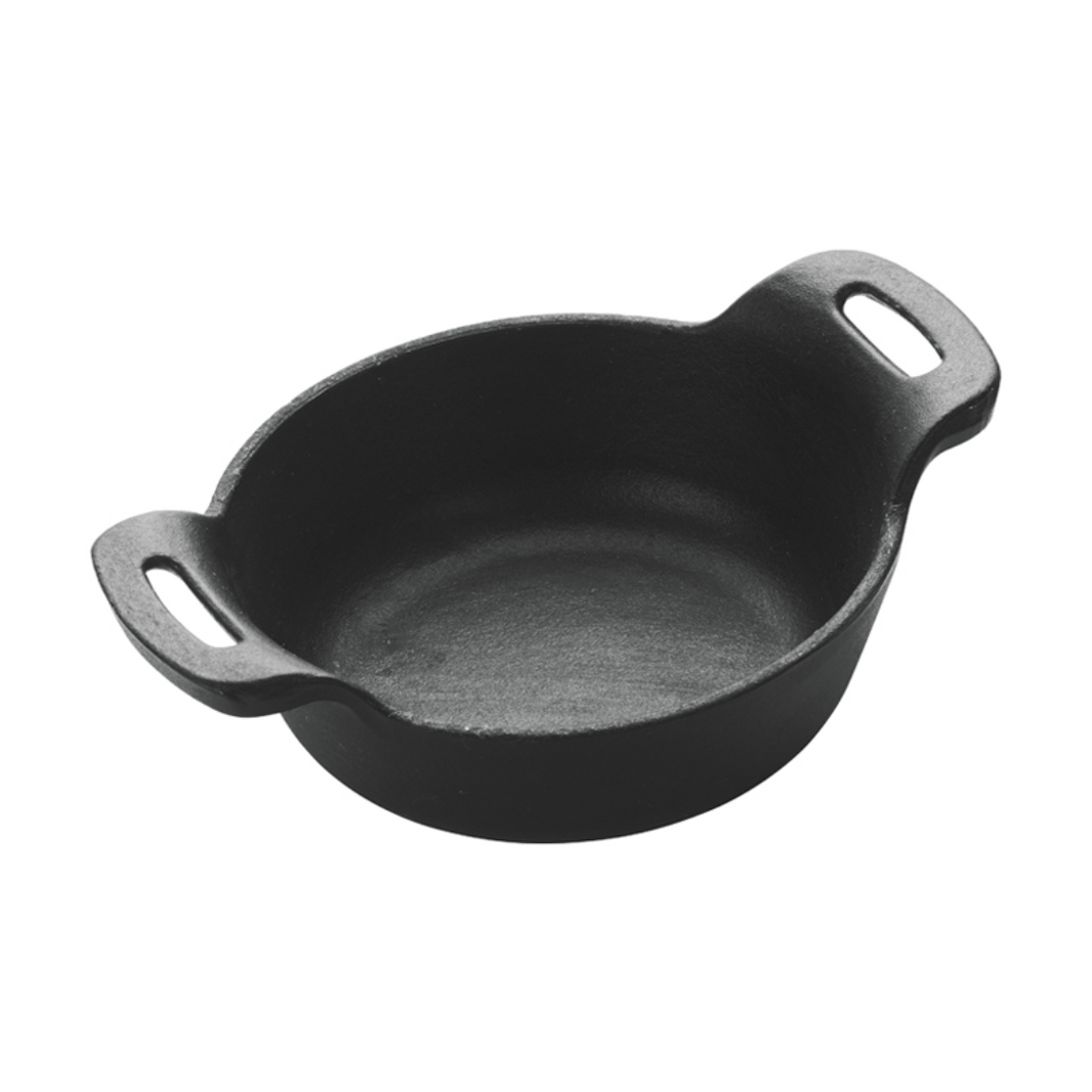 5 1/8″ Round Enamel Finish FireIron™ Mini Cast Iron Server - Winco