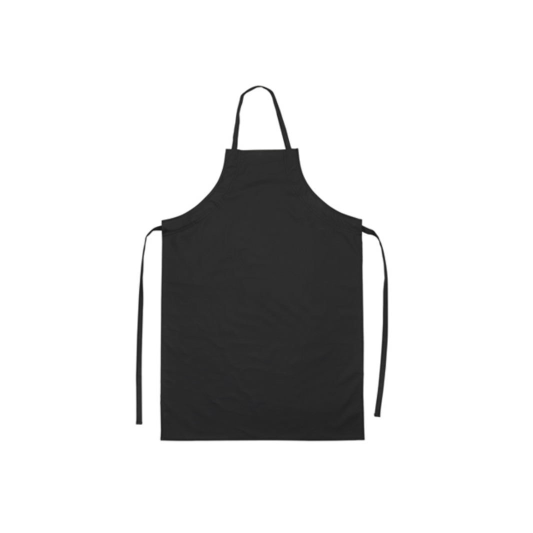 27-1/2” x 40” Black Lightweight Dishwashing Apron - Winco