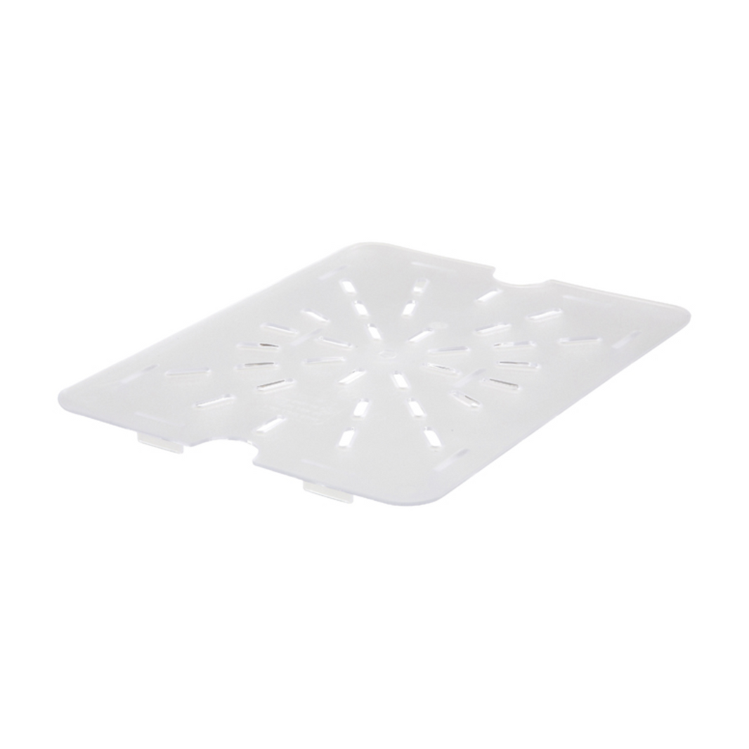 10-1/4" x 7-7/8" Half Size Poly-Ware Drain Shelf Food Pan - Winco