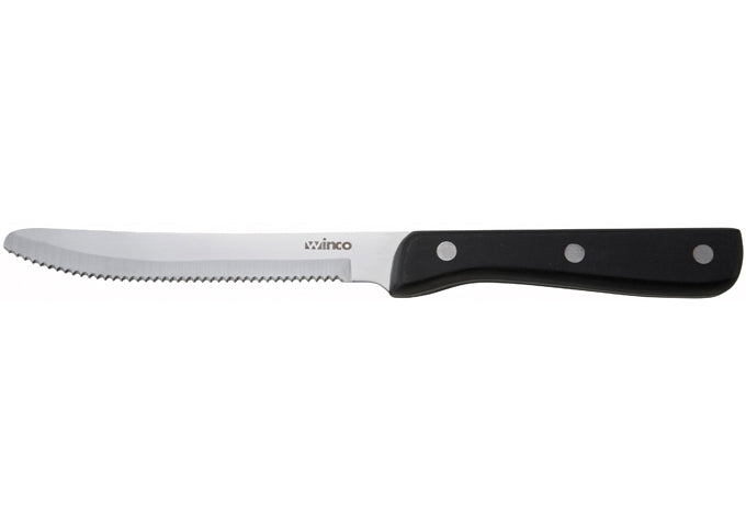 Winco Steak Knife with Pom Handle