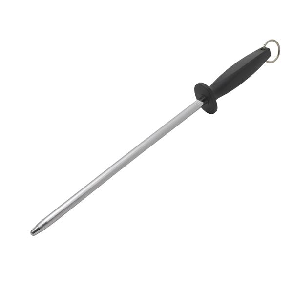 12" Round Diamond Coated Knife Steel Sharpener / Winco