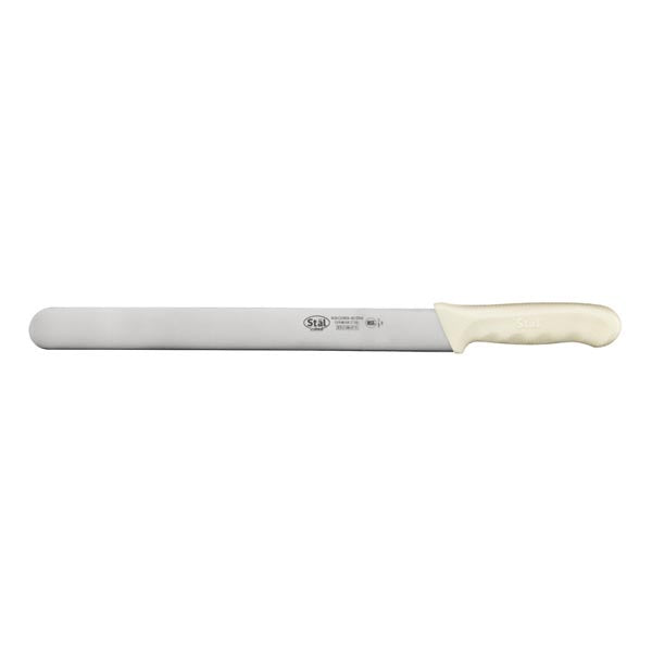 High Carbon Steel 12" Roast Beef Slicing Knife with Polypropylene Handle / Winco