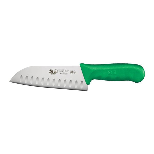 7" Santoku Knife with Blue Handle / Winco