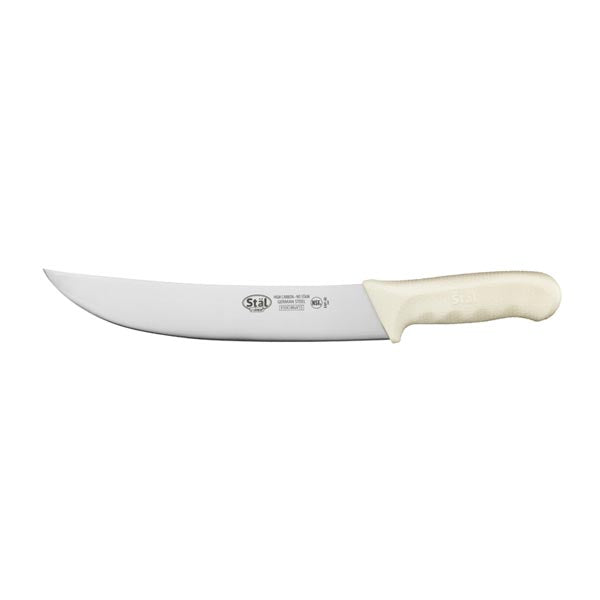High Carbon Steel 9 1/2" Cimeter Steak Knife with Polypropylene Handle / Winco