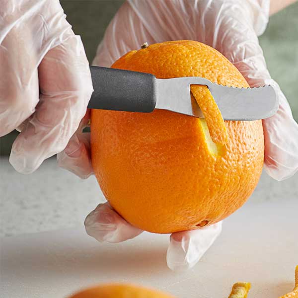 6 1/2" Stainless Steel Orange Peeler