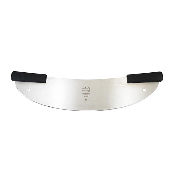 20" Rocker Pizza Knife with Black Santoprene Handles