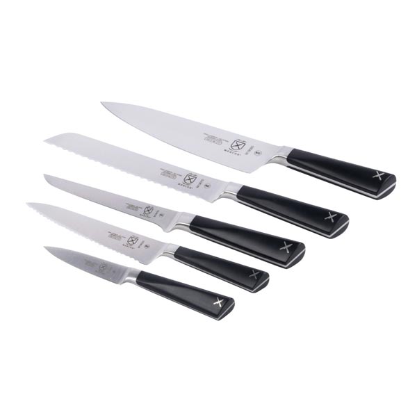 6-Pc. ZuM Wood & Glass Knife Block Set / Mercer