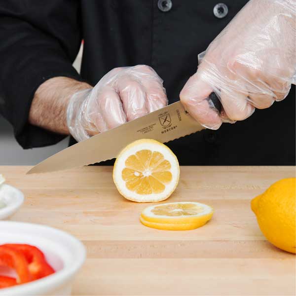 7 1/2" Serrated Wavy Edge Chef Knife / Mercer